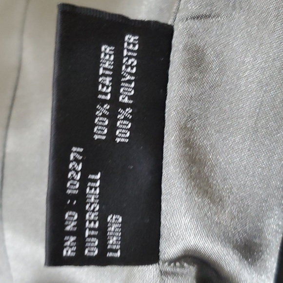 R&O Reilly Olmes leather jacket women's size XL black soft leather zip closure - Picture 11 of 16